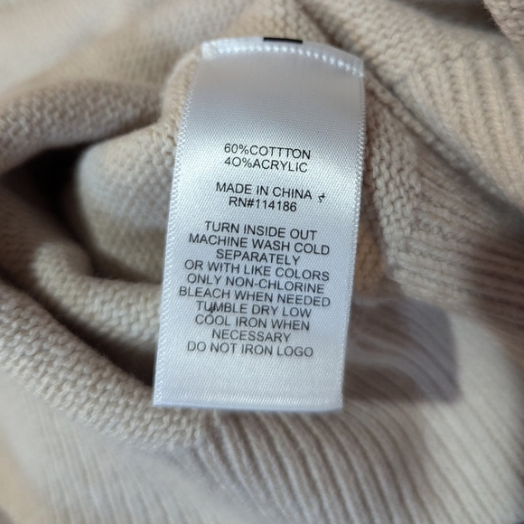 NWT Frye & Co Mens Sweater Large Long Sleeve Pullover - Picture 4 of 7